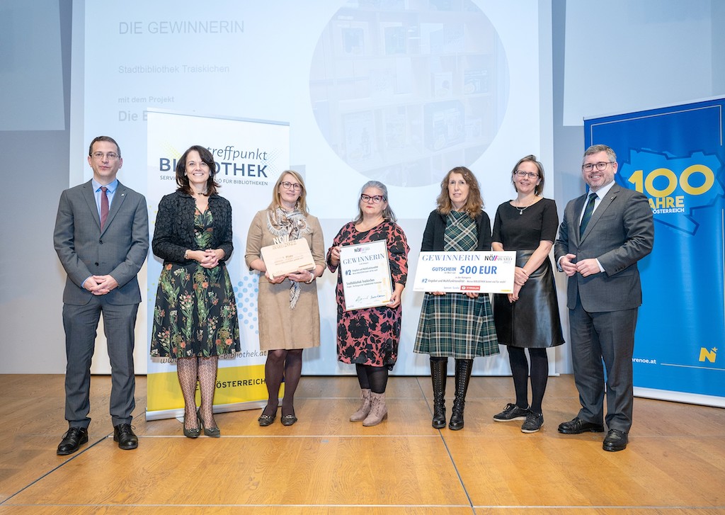 LR Schleritzko verlieh den NÖ Bibliotheken Award 2022