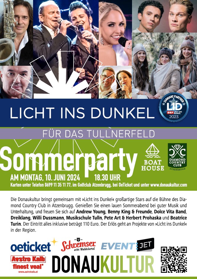 Licht ins Dunkel Sommerparty Mo. 10.6.2024