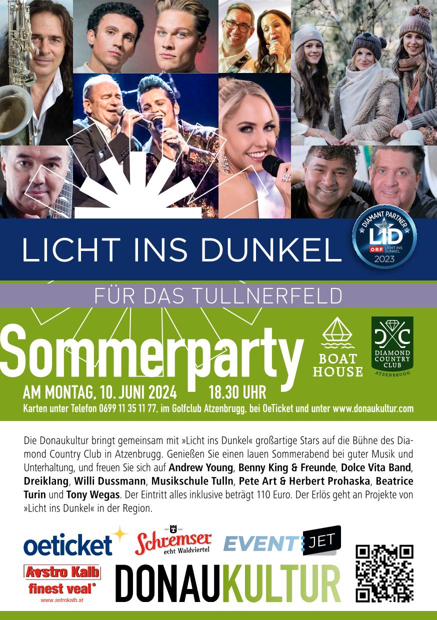 Licht ins Dunkel Sommerparty Mo. 10.6.2024